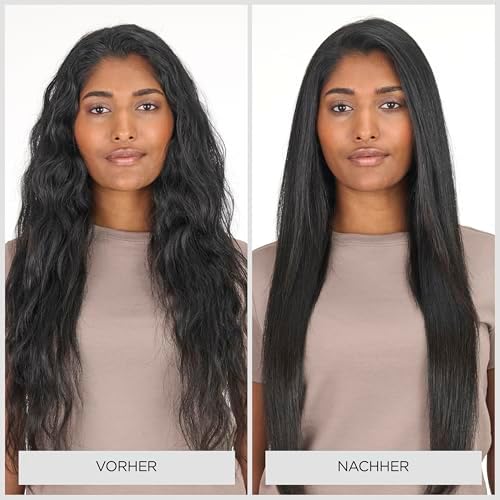 Super Smooth Glätteisen – Anti-Frizz Ionen-Technologie, Hitzeschutzmatte, fortschrittliche Keramikplatten, schnelles Aufheizen, 6 Temperaturstufen von 140°C bis 235°C, ST393E