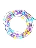 imimon Multi-Colored Light, warm String Lights for Bedroom, Patio, Party, Wedding, Christmas Decorative, led lights with 8 mode 60 LED twinkle lights Waterproof 20ft Wire .
