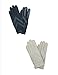 Isotoner Womens Unlined Leather Palm Driving Gloves (Pack of 2)
