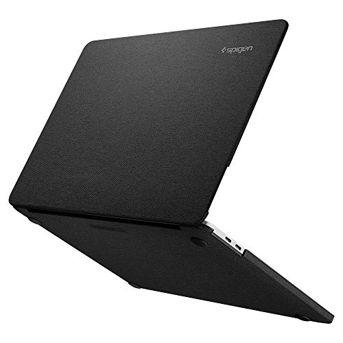 Spigen for MacBook Pro 13 inch Case M2 M1 A2338 A2251 A2289 (2022, 2020), Thin Fit Premium Knit Fabric, Black
