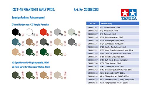 Tamiya Models F-4E Phantom II Model Kit - Thumbnail 2