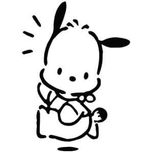 Download Pochacco Run - Cartoon Decal Vinyl Car Wall Laptop Cellphone Sticker - Childrens Room D??cor ...