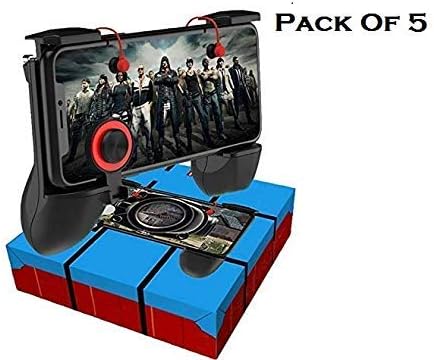 Ophion 3 in 1 PUBG Game Fire Button Aim Key Smart Phone Trigger R1 L1 Shooter Gampads Controller-with Extra Movement Joystick