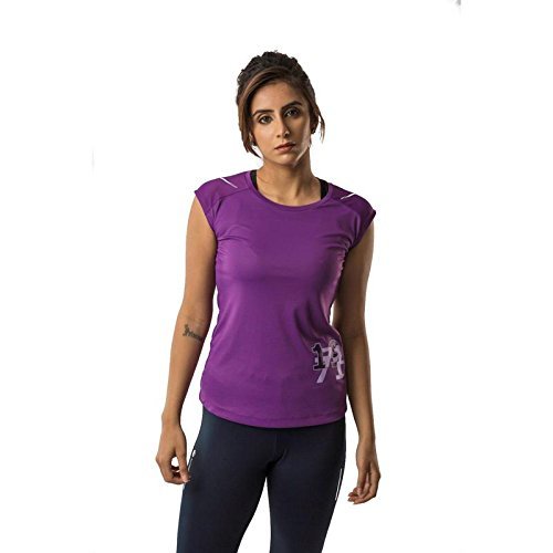 athlete women's capsleeve numberline tee