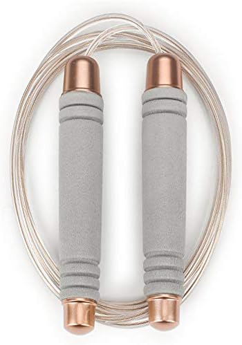 Weight Jump Rope Adjustable Rope Bearing Comfortable Foam Handle Skipping Rope Workout Fitness Training Men Women Children Best to Maintain Health/Weight Loss/Aerobics