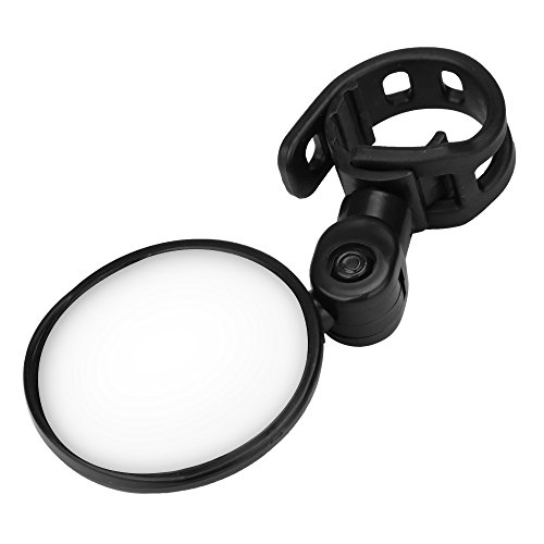 KingWo 2Pcs/Set Bike Mirrors,Adjustable Rotatable Handlebar Glass Mirror for Mountain Road Bike Cycling Bicycle