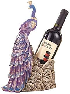 小物置き 小物デザイン 超歓迎された かわいい 記念日贈り物 雑貨 ジュエリーアートクラフトピーコック家庭用ワインラック装飾リビングルームダイニングテーブルワインキャビネットホーム1