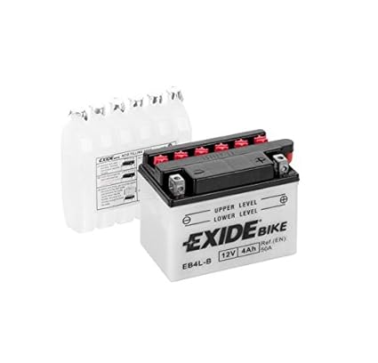 Exide Bike Motorrad ATV Quads Garten Traktoren YB4L-B - 12V - 4Ah - 50 Kaltstart - DIN 504 12-120mm x 70mm x 92mm - Pol M04
