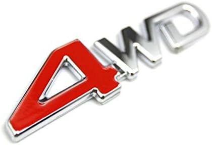DPENG 3D Metal 4WD Emblem (red)