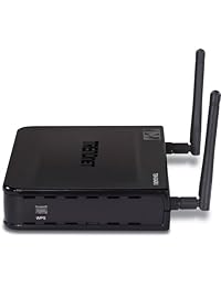Trendnet GREENnet de 300 Mbps Wireless N Gigabit Router con puerto usb tew 634gru (Negro)