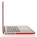 MOSISO Plastic Hard Case with Keyboard Cover with Screen Protector Only Compatible MacBook Pro Retina 13 Inch No CD-Rom (A1502/A1425, Version 2015/2014/2013/end 2012), Red