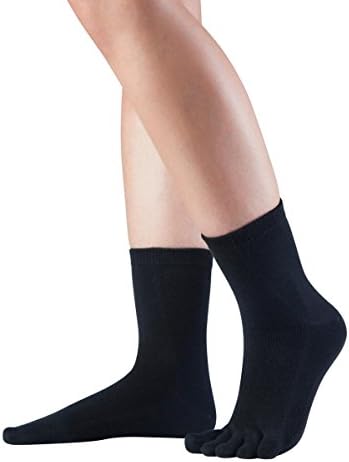 KnitidoEssentials Midi, Crew Toe Socks Cotton (85%) for Everday