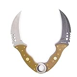 MASALONG Tiger Claw Fixed Blade Outdoor Survival Claw Tactical Knife
