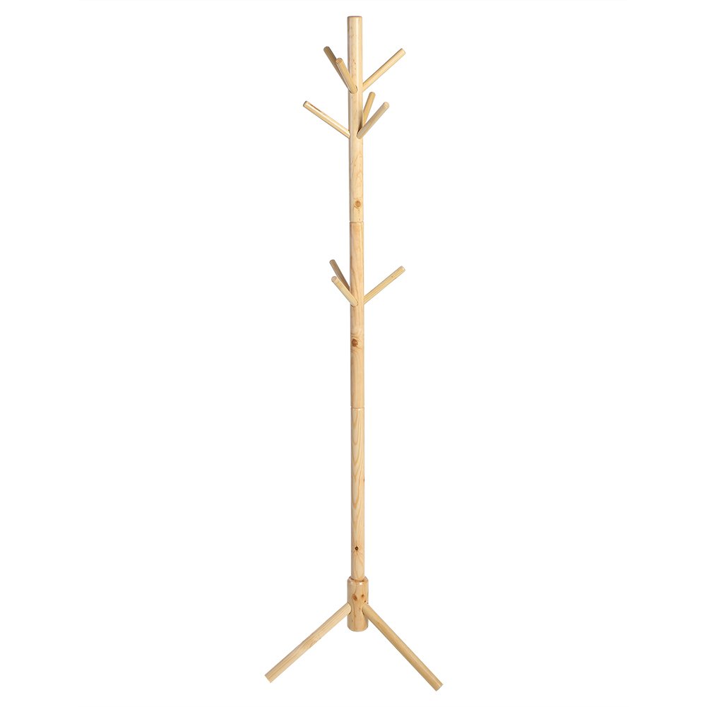 LANTUS Appendiabiti Da Terra In Acciaio - 160x59,5x36,5 Cm, Bianco, Con Due Ripiani E Piedini Regolabili