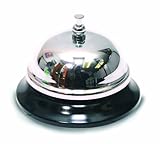The Classics All-Metal Call Bell, Chrome Finish, No-Slip Base (TPG-343)