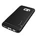 Galaxy S7 Edge Case, LUVVITT [Sleek Armor] Slim Shock Absorbing Flexible Back Cover TPU Rubber Case for Samsung Galaxy S7 Edge - Black