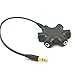 Onelinkmore Headphone Splitter - 5-Jack 3.5mm Audio Stereo Adapter for Headsets, Earbuds, Earphones - 1 Male to 4 Female With Stereo Cable