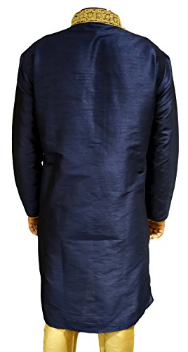 Tathastu Mens Kurta Pyjama Set 1411 -Blue-56