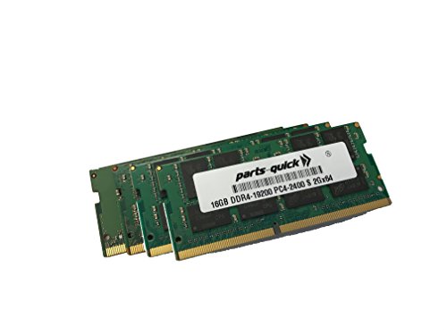 64GB (4X16GB) Kit Memory Module for Apple iMac 27 " 2017 5K Retina display DDR4 2400MHz SO-DIMM RAM (PARTS-QUICK BRAND)