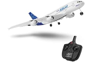 PARK10 TOYS New A380 Airplane 2.4G 3Ch Fixed Wing Outdoor A120-A380 RC Plane Toys (Two Batteries Without Light)