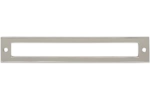 Top Knobs - TK926PN - Hollin Backplate - Polished Nickel - Lynwood Collection