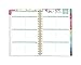 Blue Sky Day Designer for 2018-2019 Academic Year Weekly & Monthly Planner, Flexible Cover, Twin-Wire Binding, 5' x 8', Peyton White Design