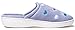 KushyShoo Women's Slippers, Classic Terry Clog Slip on House Shoes for Women, Blue, Size 10