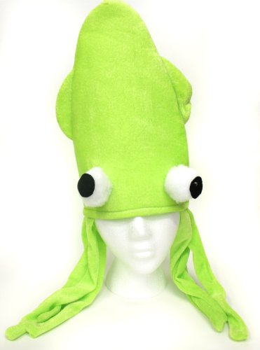 22 Inch Green Squid Novelty Costume Hat - One Size Fits Most