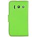 kwmobile Elegant synthetic leather case for the Huawei Ascend Y300 with magnetic fastener and stand function in green
