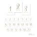 Andaz Press Gold Glitter Print Table Numbers 1-20, 4x6-Inches - Perfect for Wedding, Restaurant, Classroom, Boda