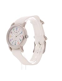 Reloj de pulsera Timex Weekender de 1,22 pulgadas, para mujer, N   A, Blanco