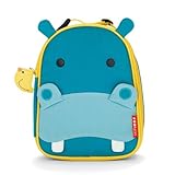 Skip Hop Baby Zoo Little Kid and Toddler Insulated and Water-Resistant Lunch Bag, Multi Herbert Hippo