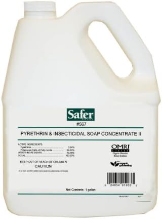 Safer Pyrethrin &amp; Insecticidal Soap II Conc. Gallon (4/Cs)
