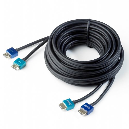 6m Slim HDMI Twin-Twin Cable, The World's Slimmest HDMI Lead? (Gold Plated, 1080p, 3D, High Speed, ARC)