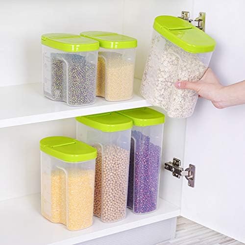 Chx 食品収納容器セット3ピースセット丈夫なシールポットシリアル収納容器用ドライフード液体キッチンスペース節約 Chxsf Size 1500ml B0p18mh6 2 3円