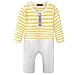 Baby Boy Navy Jumpsuit Romper 2 Pcs Long Sleeve Clothing Outfit Sets with Jacket