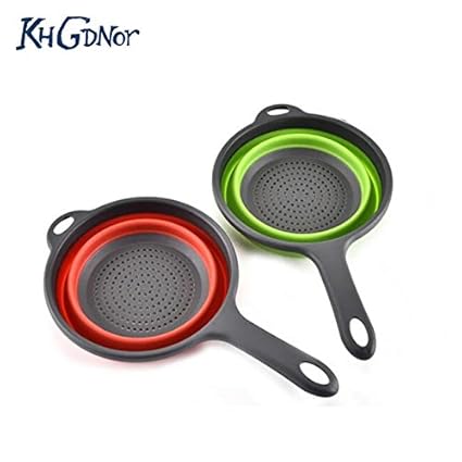 Amazon Com Collapsible Skimmer Colander With Handle Fruit
