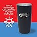 Burrrsky Stainless Steel Vacuum Insulated Tumbler 20oz| Travel Tumbler |Keeps Drinks Hot or Cold for Hours! Black or White Tumbler with Spill/ Splash Proof Lid Keeps your Starbucks Coffee Hot or Cold!