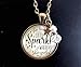 She Leaves a Little Sparkle Glam Quote Necklace Life Jewelry Gift Star Charm 24
