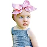 Usstore 1PC Baby Kids Newborns Elastics Bowknot Headband Headdress (Pink)