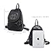 Katloo Mini Backpack For Women Small Soft Washed Leather Backpacks Girls Casual Daypack Shoulder Chest Bag Sling Purse Junior School Book Pack Convertible Strap Tear Drop Cat (Black)