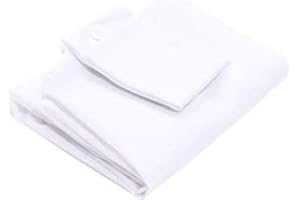 SnugStop Bed Headboard Wedge | Mattress Gap Filler Pillowcase | Wedge Pillow Cover for Mattress Gap (Cal King White)