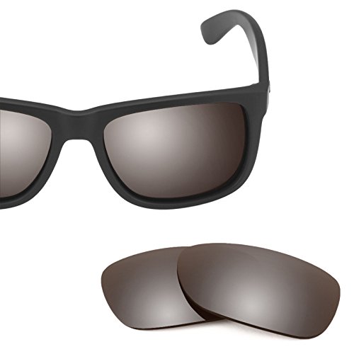 Revant Replacement Lenses for Ray-Ban Justin 54mm RB4165 Polarized Elite Oxbow Amber MirrorShield
