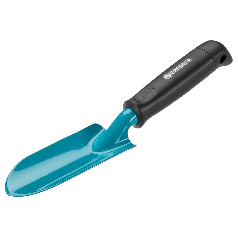 GARDENA Classic Trowel: Convenient spade for small planting tasks; corrosion-resistant; non-slip, ergonomic handle; 6 cm working width (8951-20)