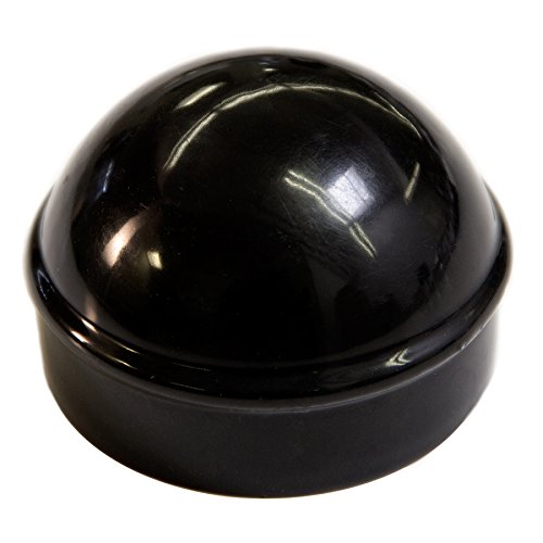 Blue Hawk (Fits Common Post Measurement: 2-3/8-in; Actual: 2.52-in x 1.89-in) Chain Link Accessory Black Aluminum Chain-Link Fence Dome Cap