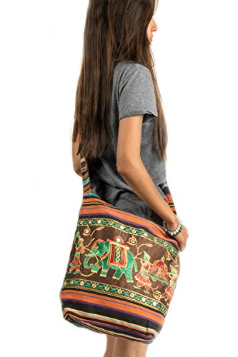 Patchwork Handmade Blue Cotton Hobo Crossbody Shoulder Bag Hipster Boho Women Sling