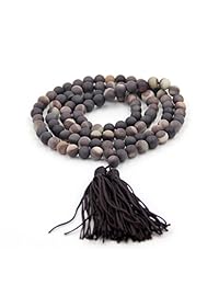 8 mm zipao piedra Beads tibetano budista oración meditación mala rosario