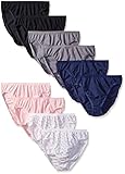 Vanity Fair Women's True Comfort Cotton Stretch 10-Pack Hi Cut Panties