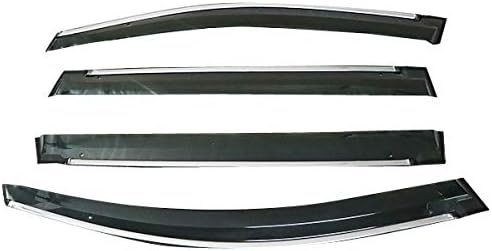 Amazon Dresscarparts オデッセイ Rb3 Rb4 ドアバイザー サイドバイザー 取付金具 メッキモール 付 サイドバイザー 車 バイク