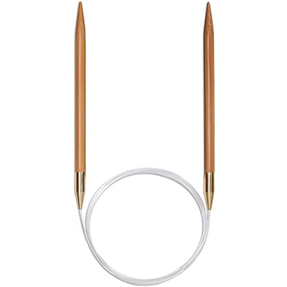 Seeknit KA56768 Bamboo Circular Knitting Needles 80cm x 4mm Brown